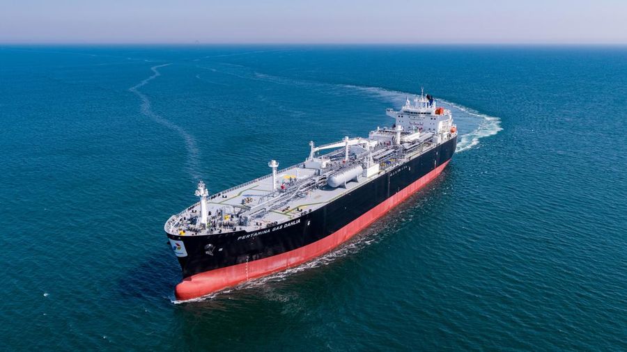 Kapal VLGC Pertamina Gas Dahlia. (Dok. PT Pertamina International Shipping (PIS))
