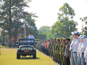 Sekda Klaten Pimpin Upacara Pembukaan TMMD Sengkuyung di Desa Karangdukuh