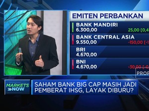  Saham Bank Big Cap Jadi Pemberat IHSG, Layak Diburu?