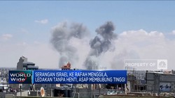 Video: Serangan Israel Ke Rafah Menggila, Langit Penuh Asap