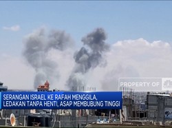 Video: Serangan Israel Ke Rafah Menggila, Langit Penuh Asap