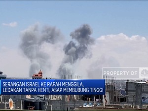 Video: Serangan Israel Ke Rafah Menggila, Langit Penuh Asap