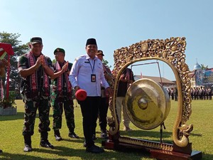 TMMD Kembali Digelar, Sekda Klaten Pimpin Upacara Pembukaan