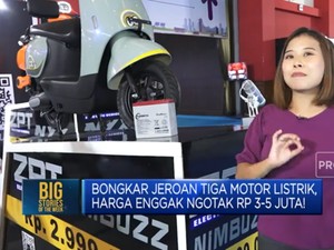 Video: Bongkar Jeroan Motor Listrik Harga HP! Cuma Rp 3-5 Jutaan!