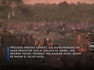 Video: Joe Biden Ancam Setop Suplai Senjata, Jika Israel Invasi Rafah