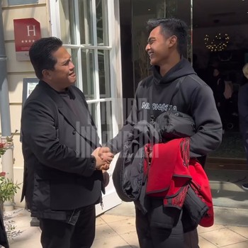 Senyum Semringah Erick Lepas Timnas Jelang Laga Hidup Mati Vs Guinea