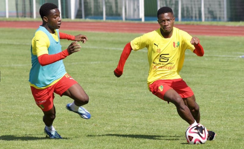 Latihan Timnas Indonesia U-23 di Prancis jelang lawan Timnas Guinea U-23 di playoff Olimpiade 2024. (Dok.PSSI)