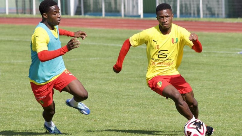 Latihan Timnas Indonesia U-23 di Prancis jelang lawan Timnas Guinea U-23 di playoff Olimpiade 2024. (Dok.PSSI)