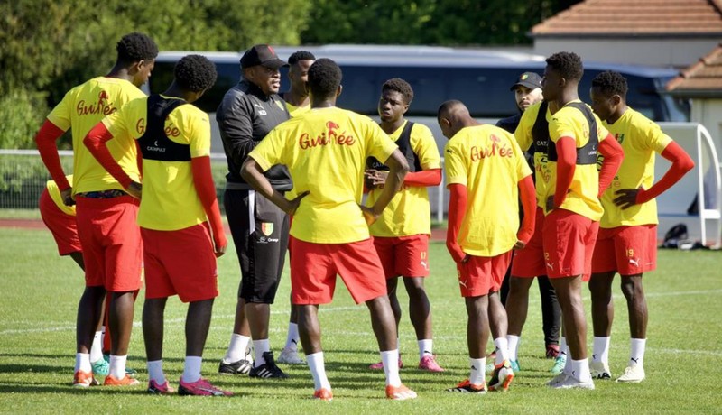 Latihan Timnas Indonesia U-23 di Prancis jelang lawan Timnas Guinea U-23 di playoff Olimpiade 2024. (Dok.PSSI)