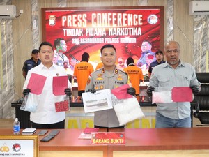 Polisi Gagalkan Peredaran 1,6 Kg Sabu Jaringan Internasional di Karimun