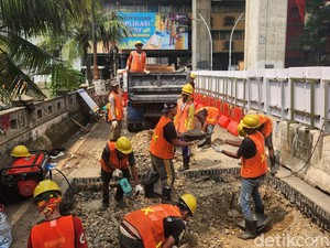 Penampakan Proyek Galian di Cipulir Penyebab Macet Horor Ciledug