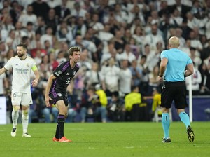 Mueller Merasa Sering Dirugikan Wasit di Madrid, Bawa-Bawa Ronaldo
