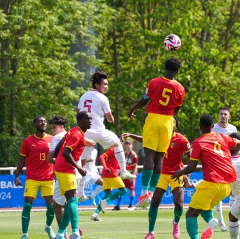 Potret Aksi Timnas Indonesia Berebut Tiket Olimpiade 2024 Vs Guinea