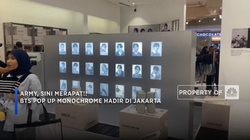Video: Army, Sini Merapat!! BTS Pop-Up Monochrome Hadir di Jakarta