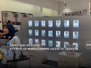 Video: Army, Sini Merapat!! BTS Pop-Up Monochrome Hadir di Jakarta