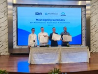 Perkuat Kapabilitas Digital, BRI Gandeng Tencent Cloud dan Hi Cloud