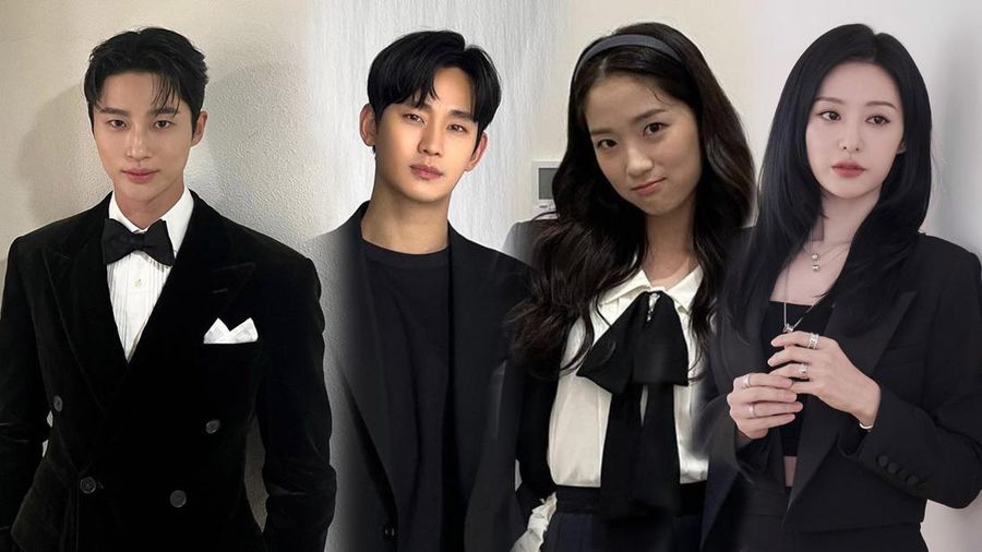 Foto Kolase Kim Soo Hyun, Byeon Woo Seok, Kim Ji Won, dan Kim Hye Yon. (Instagram @byeonwooseok, @soohyun_k216, @geewonii, dan @hye_yoon1110)