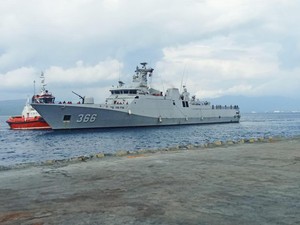 2 Kapal Perang Bersiaga di Perairan Banyuwangi-Bali Jelang Perhelatan WWF