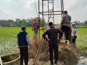 Kades Gombang Blora Tewas Tersengat Listrik Pompa Air Aliran Sawah