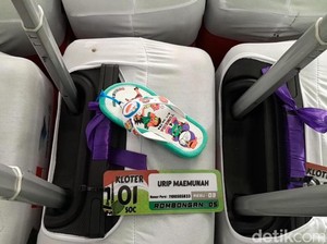 Cara Unik Jemaah Haji Tandai Koper Agar Tak Tertukar