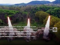 Video: Lagi! Kim Jong Un Uji Coba Peluncuran Roket Ganda Korea Utara