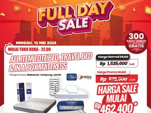 Spring Bed Empuk Diskon hingga Rp 1 Juta Cuma di Transmart Full Day Sale