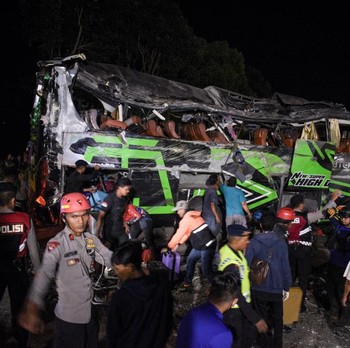Kecelakaan Maut Bus di Subang, 11 Orang Meninggal Dunia