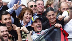 Gestur Marquez Usai Raih Podium Lagi Bersama Ducati: Ini Baru Motor!