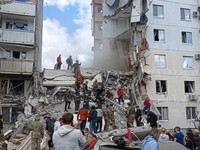 Serangan Rudal Ukraina Hantam Bangunan Apartemen Rusia, 7 Orang Tewas