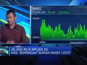 Video: Jelang Rilis Inflasi AS, IHSG Semringah Tapi Rupiah Masih Loyo