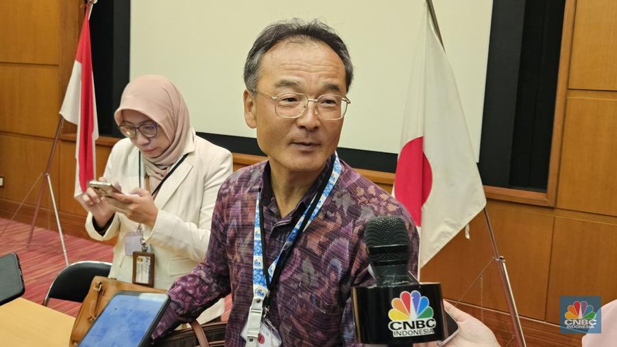 Kepala Perwakilan Japan International Cooperation Agency (JICA) di Indonesia, Yasui Takehiro. (CNBC Indonesia/Thea Fathanah Arbar)