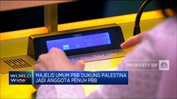 Majelis Umum PBB Dukung Palestina Jadi Anggota, AS & Israel Menolak