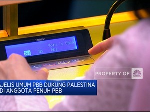Majelis Umum PBB Dukung Palestina Jadi Anggota, AS & Israel Menolak
