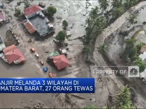  Sumatera Barat Diterjang Banjir, Puluhan Orang Tewas