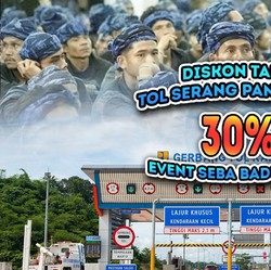Ada Event Seba Baduy, Tarif Tol Serang Panimbang Diskon 30%