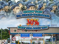 Ada Event Seba Baduy, Tarif Tol Serang Panimbang Diskon 30%