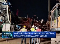 Video: Billboard Raksasa di India Roboh, 14 Orang Tewas