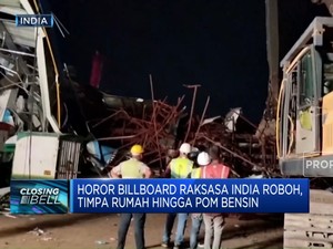 Video: Billboard Raksasa di India Roboh, 14 Orang Tewas