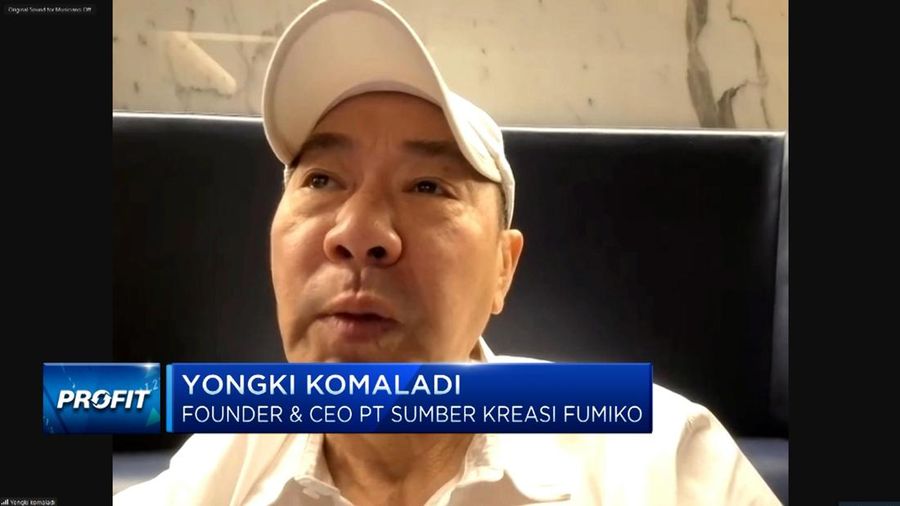 Founder & CEO PT Sumber Kreasi Fumiko, Yongki Komaladi dalam program Profit. (CNBC Indonesia TV)