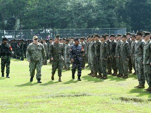 Militer Laut Indonesia-Amerika Gelar Latihan Tempur di Perairan Lampung
