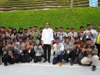 Jokowi Resmikan Proyek Bendungan Ameroro Karya WIKA KSO
