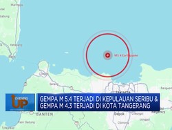 Video: Gempa M5,4 di Kepulauan Seribu, Tak Ada Potensi Tsunami