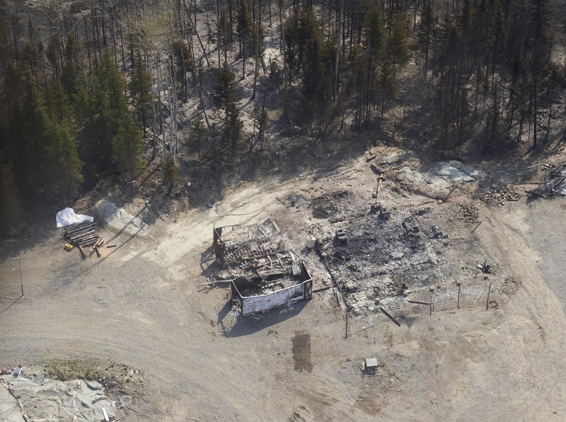 CANADA-WILDFIRE/EXPLAINER FILE PHOTO: Smoke rises from mutual aid wildfire GCU007 in the Grande Prairie Forest Area near TeePee Creek, Alberta, Canada May 10, 2024. Alberta Wildfire/Handout via REUTERS/File Photo
