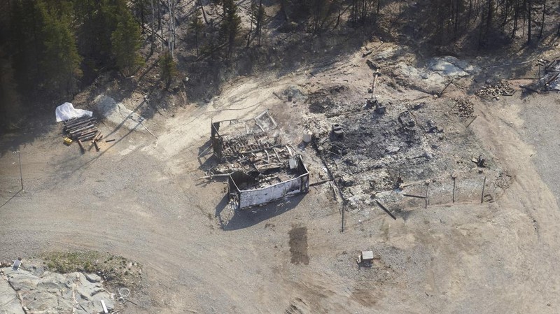 FILE PHOTO: Smoke rises from mutual aid wildfire GCU007 in the Grande Prairie Forest Area near TeePee Creek, Alberta, Canada May 10, 2024. Alberta Wildfire/Handout via REUTERS/File Photo