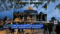 Video: Komplek Masjid Al-Aq'sa Diserbu, Bendera Israel Dikibarkan