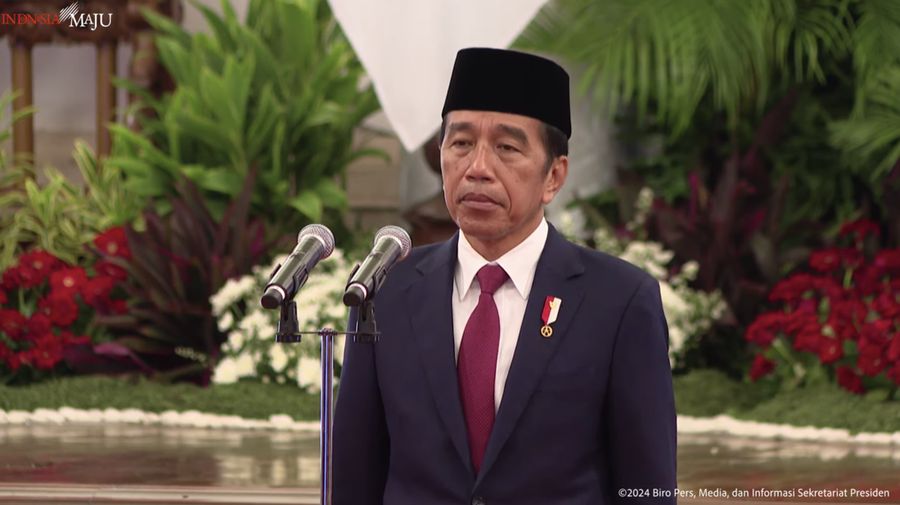 Pengucapan Sumpah Wakil Ketua MA dan Anggota LPSK, Istana Negara, 15 Mei 2024. (Tangkapan Layar Youtube)