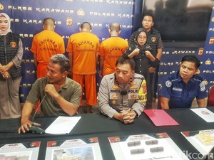 Polisi Bongkar Aksi Pengoplos Gas LPG 3 Berkedok Warung di Karawang