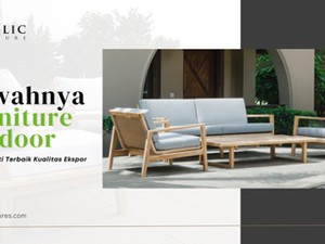 Mewahnya Furnitur Outdoor dari Kayu Jati Terbaik Kualitas Ekspor