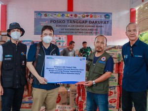 BRI Salurkan Bantuan ke Warga Terdampak Erupsi Gunung Ruang di Sulut