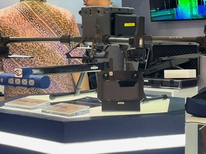 Halo Robotics Pamer Drone untuk Emisi Pabrik Migas di IPA Convex 2024